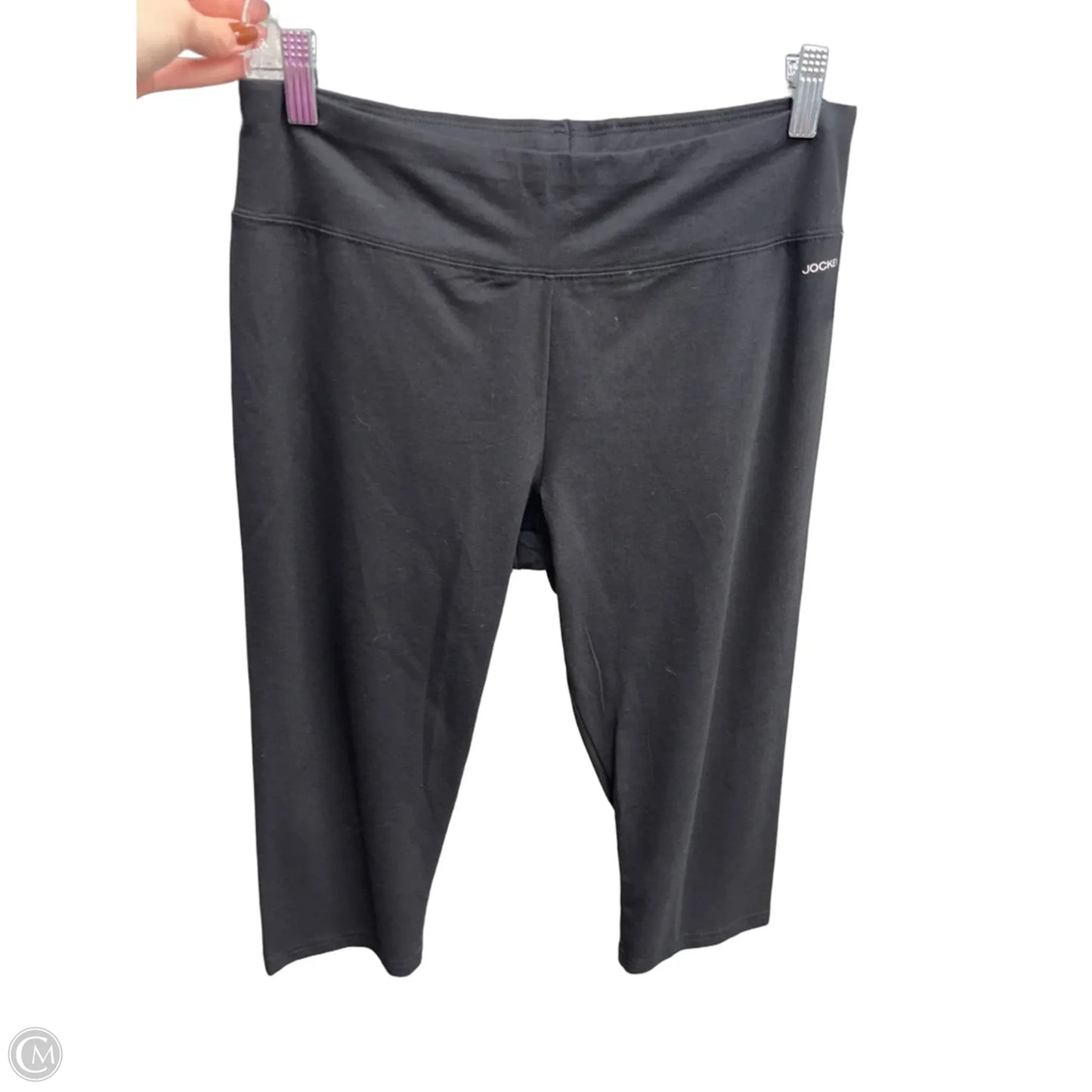 Athletic Leggings Capris By Jockey In Black, Size: L