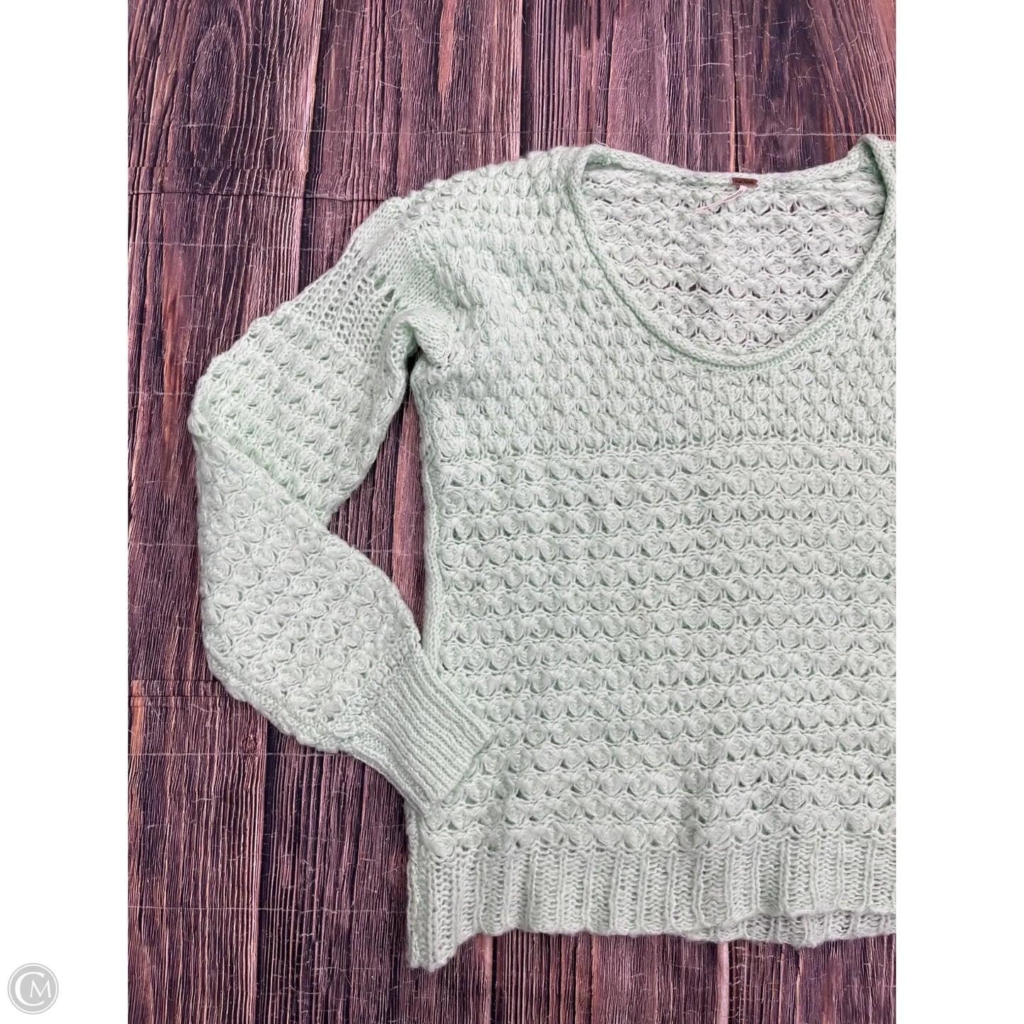 Sweater By Free People In Green, Size: M