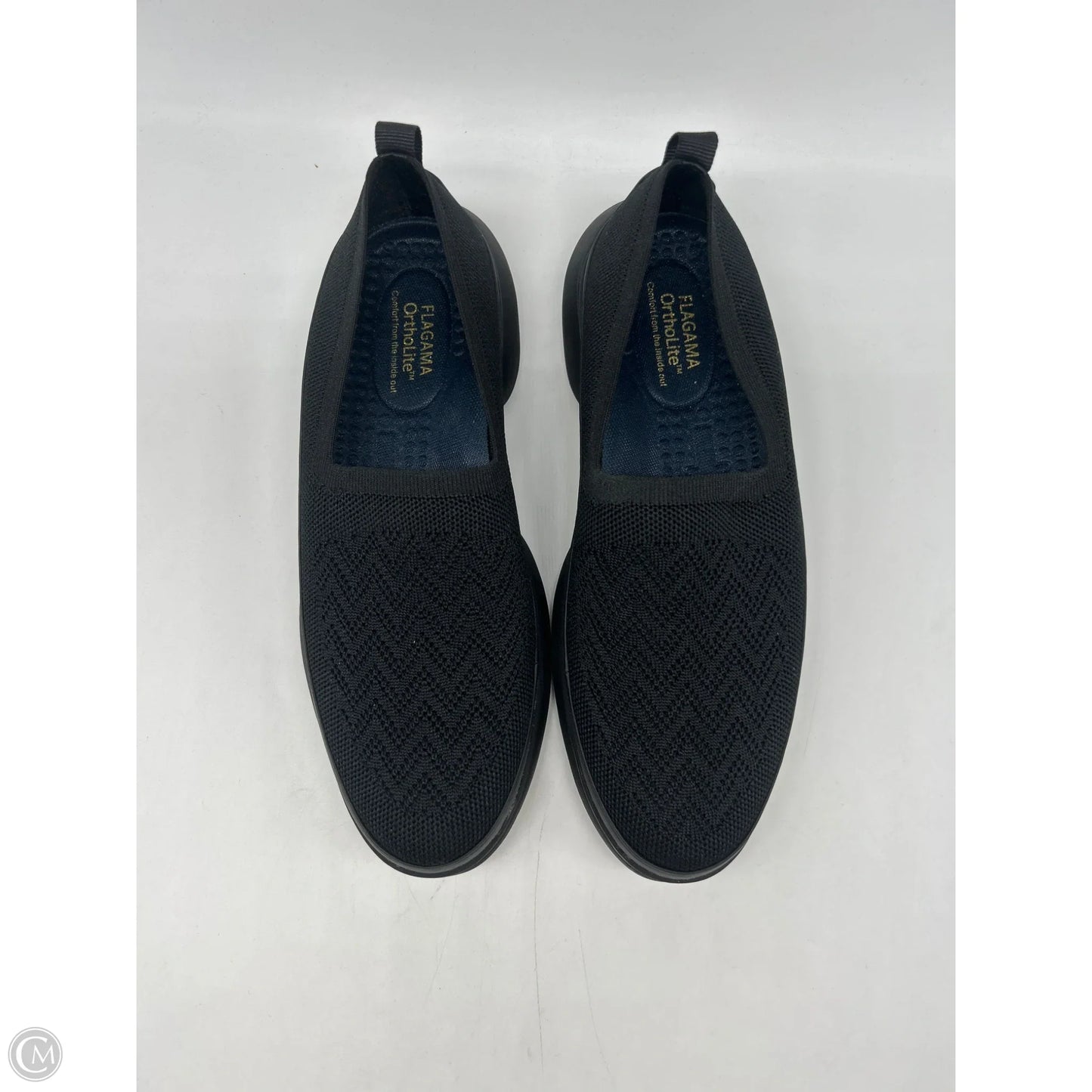 Shoes Flats By Clothes Mentor In Black, Size: 10.5