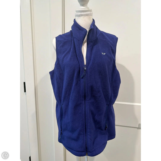 Vest Fleece By Vineyard Vines In Purple, Size: L