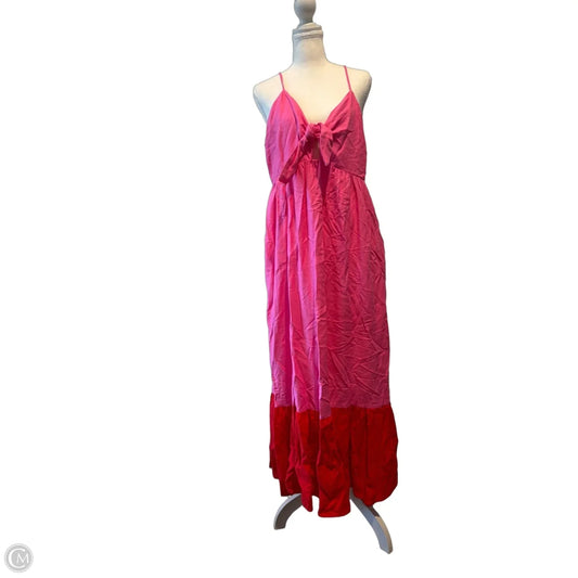 Dress Casual Maxi By Clothes Mentor In Pink, Size: Xl
