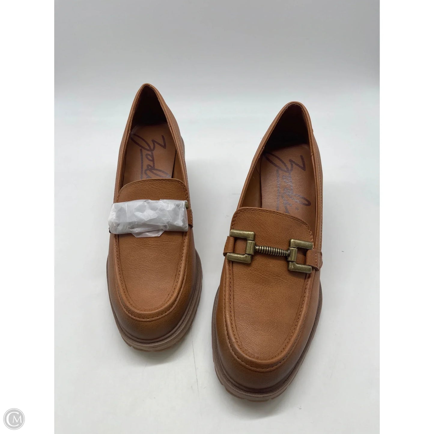 Shoes Heels Block By Zodiac In Brown, Size: 8.5