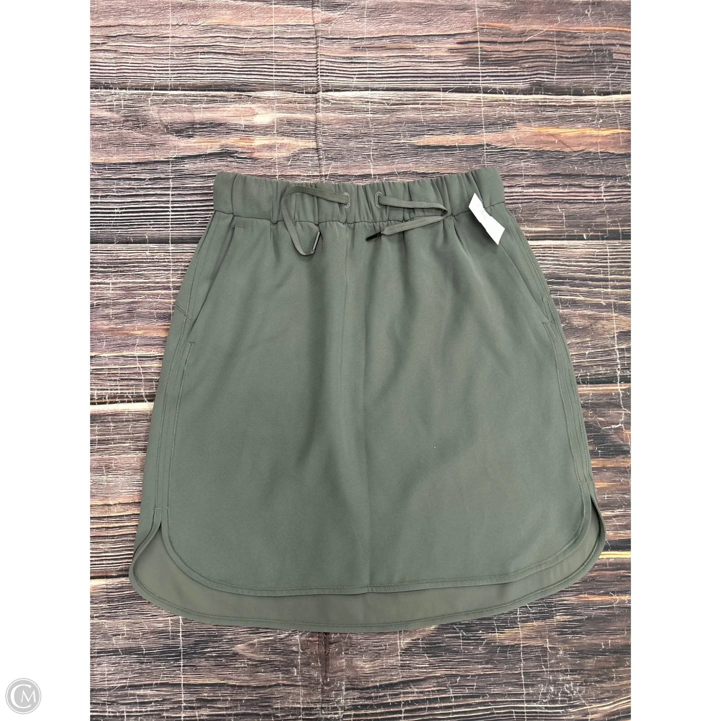Athletic Skirt By Lululemon In Green, Size: 8