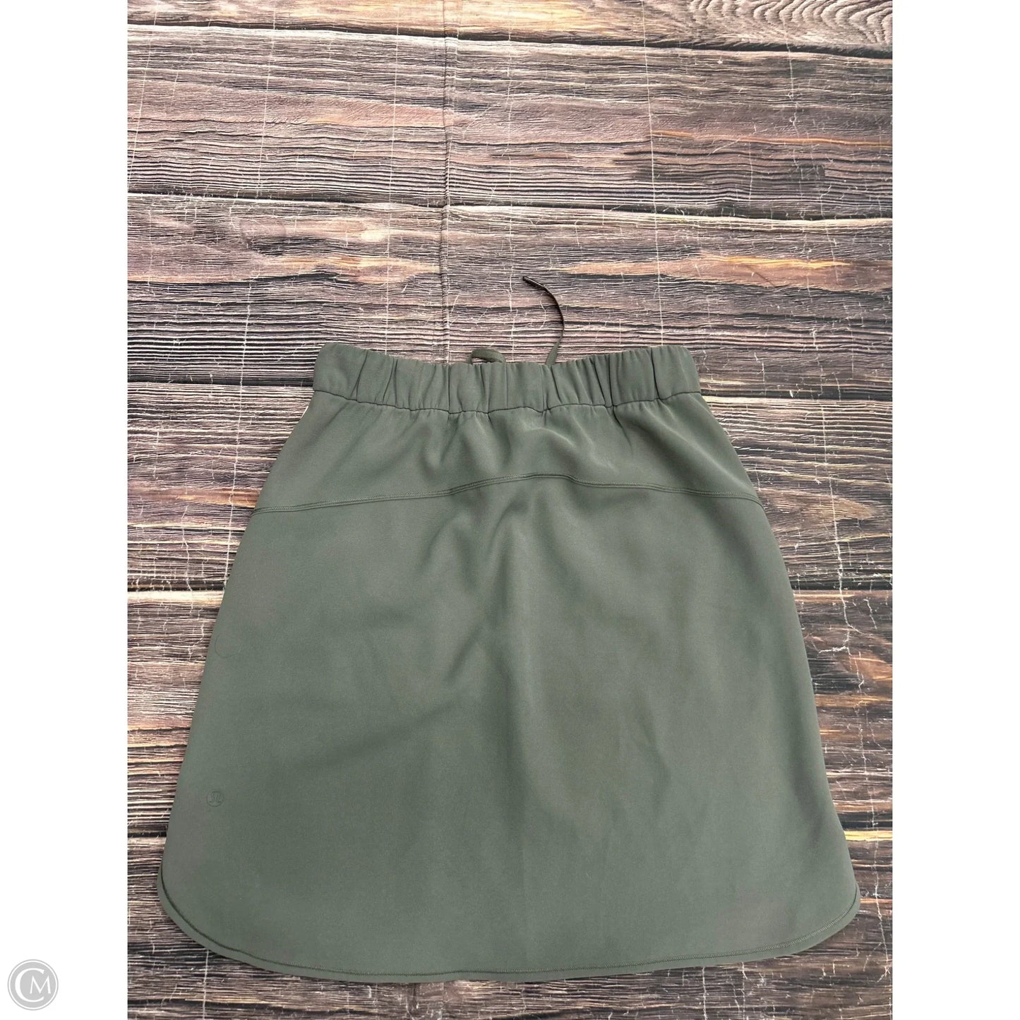 Athletic Skirt By Lululemon In Green, Size: 8
