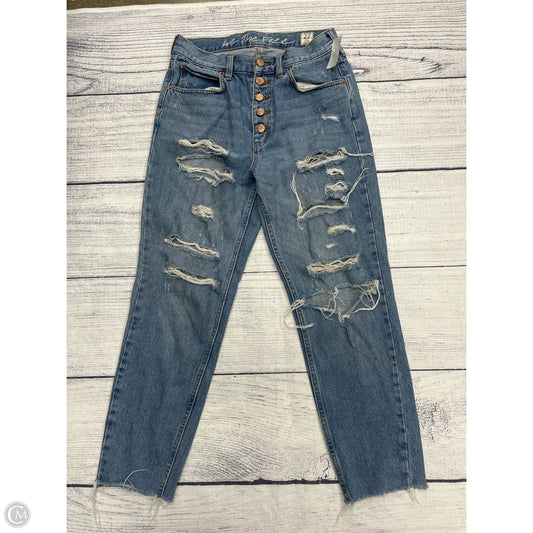 Jeans Boot Cut By We The Free In Blue Denim, Size: 4