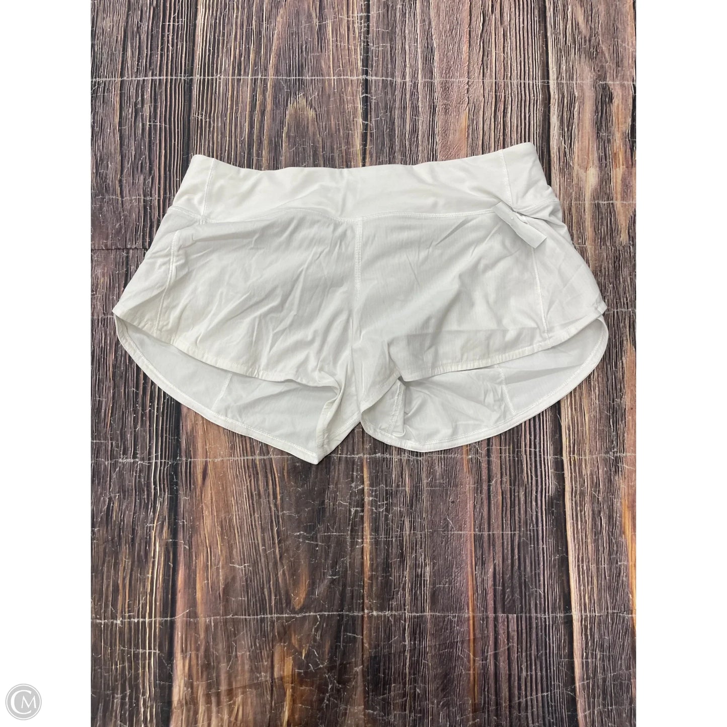 Athletic Shorts By Lululemon In White, Size: 6