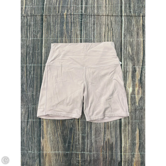Athletic Shorts By Lululemon In Pink, Size: 8