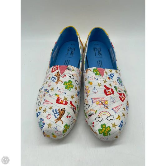 Shoes Flats By Toms In White, Size: 7.5