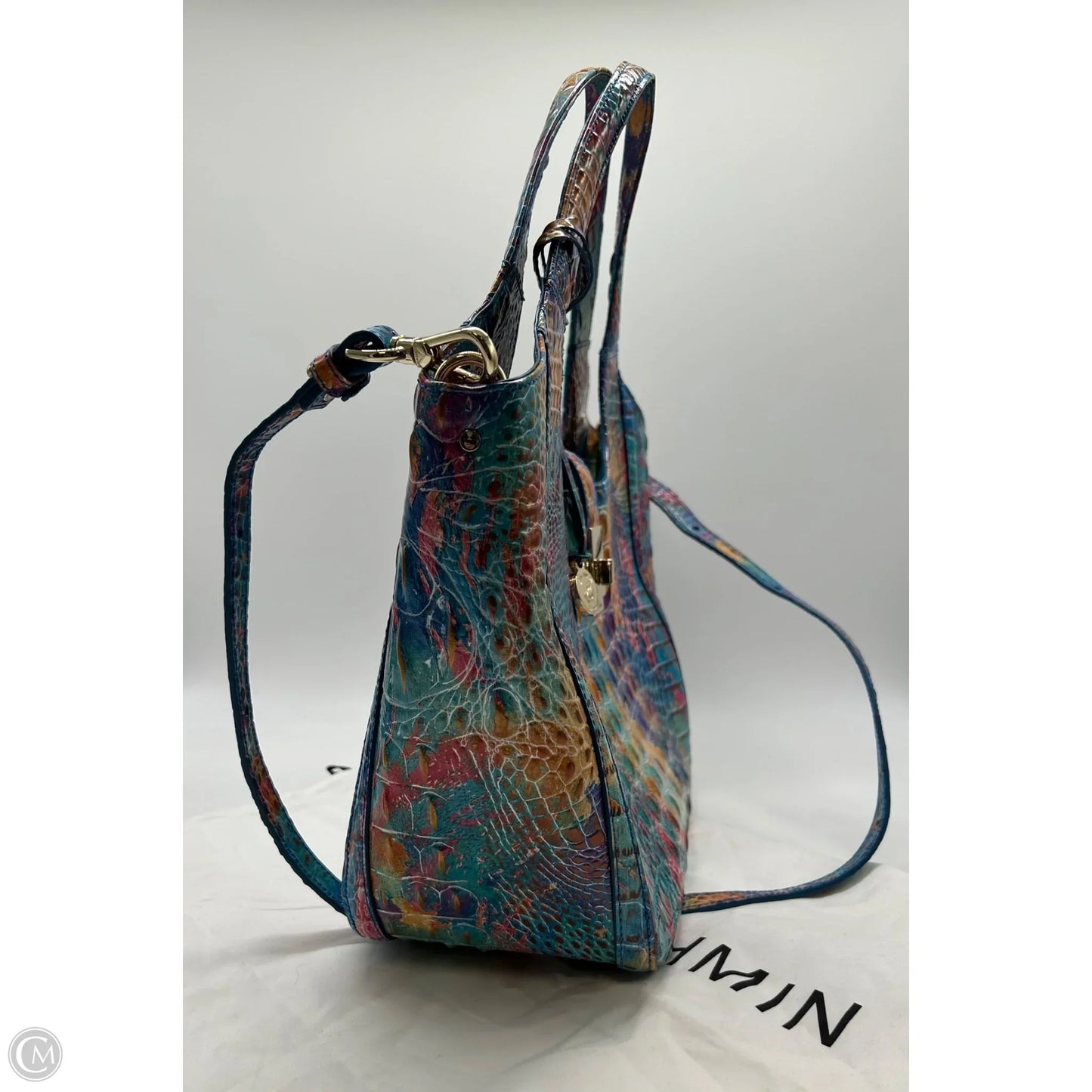 Handbag Designer By Brahmin, Size: Large