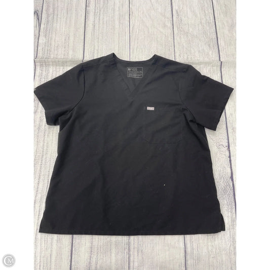 Top Short Sleeve By Clothes Mentor In Black, Size: 1x