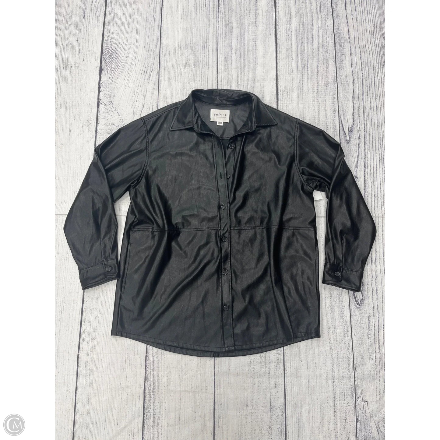 Jacket Other By Velvet By Graham & Spencer In Black, Size: L