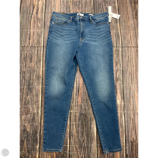Jeans Skinny By Nine West In Blue Denim, Size: 16