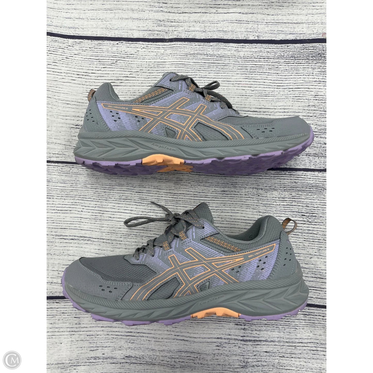 Shoes Athletic By Asics In Grey, Size: 11.5