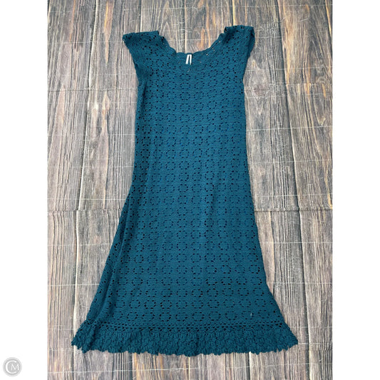 Dress Casual Maxi By Anthropologie In Teal, Size: Xl