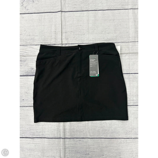 Athletic Skort By Eddie Bauer In Black, Size: 12