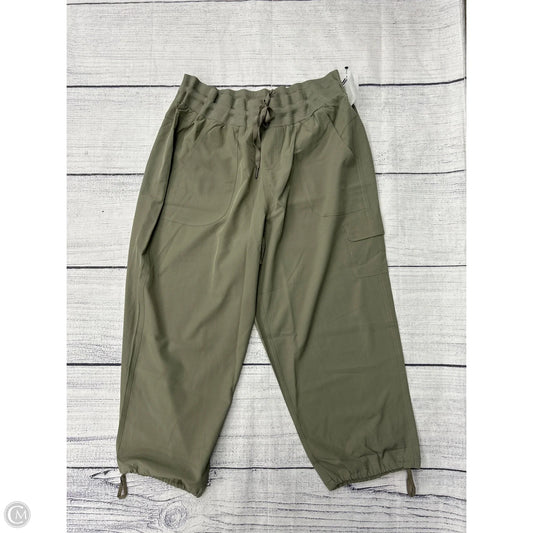 Athletic Capris By Rbx In Green, Size: L