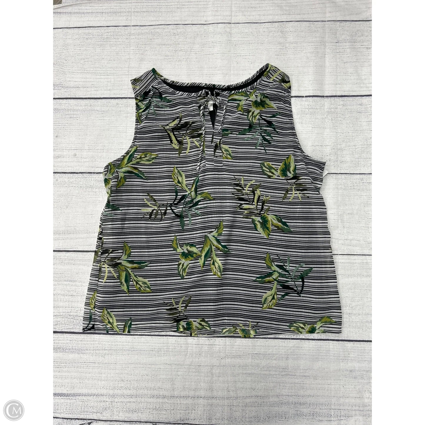 Tank Top By Christopher And Banks In Black & White, Size: Xl