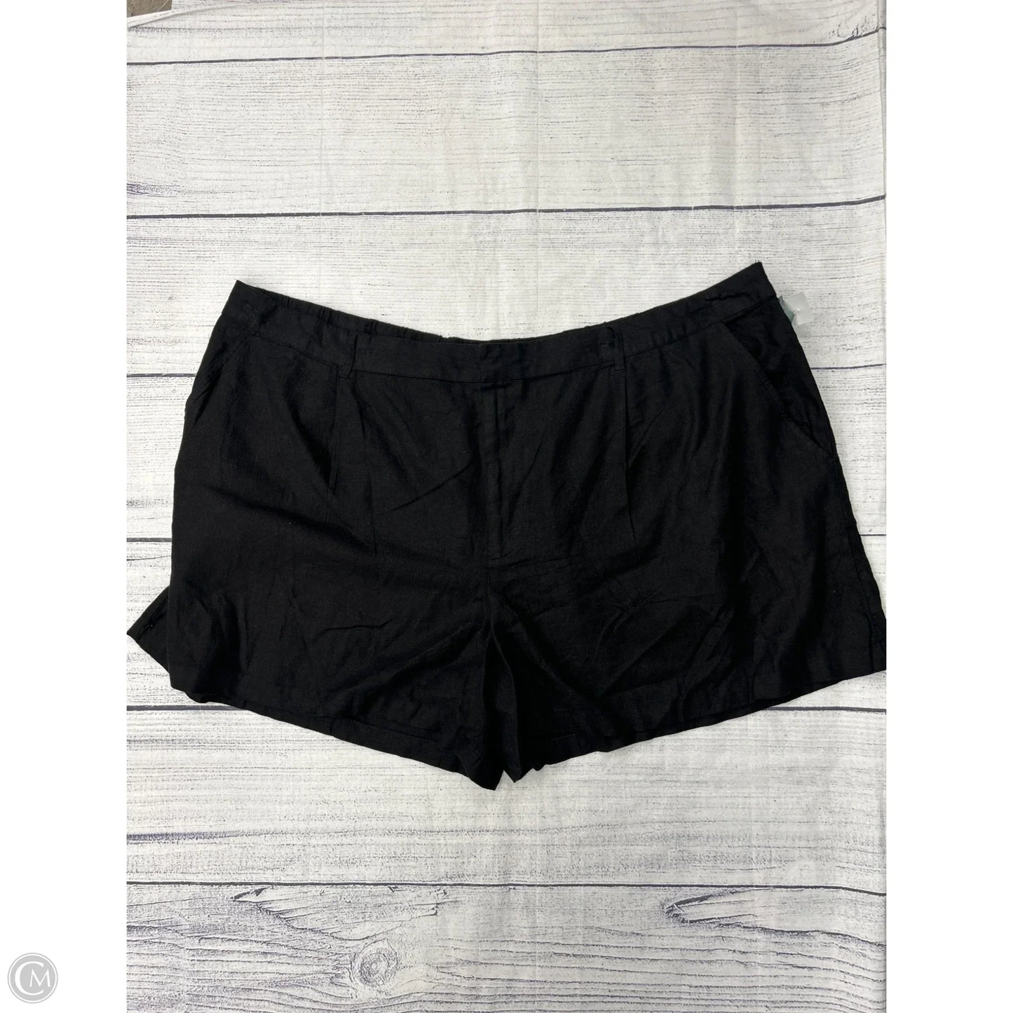 Shorts By Terra & Sky In Black, Size: 4x