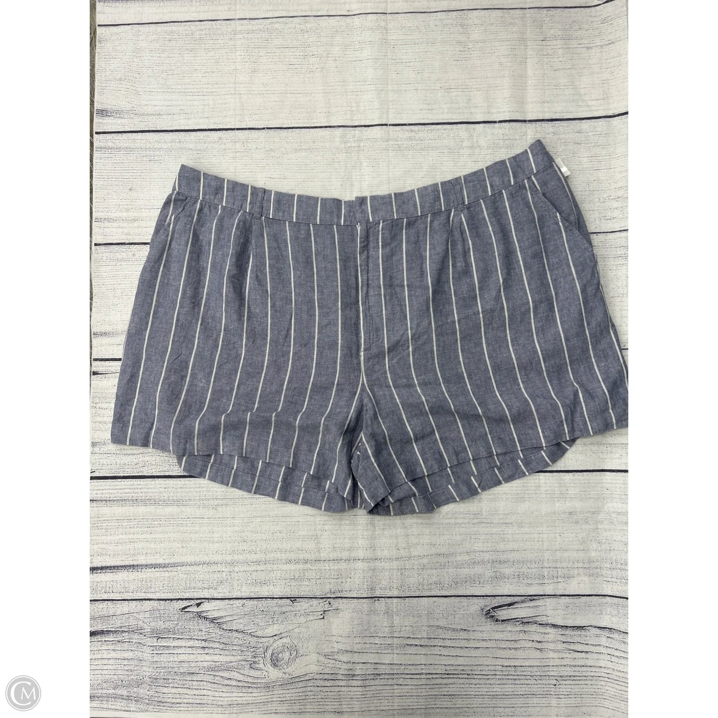 Shorts By Terra & Sky In Blue, Size: 4x
