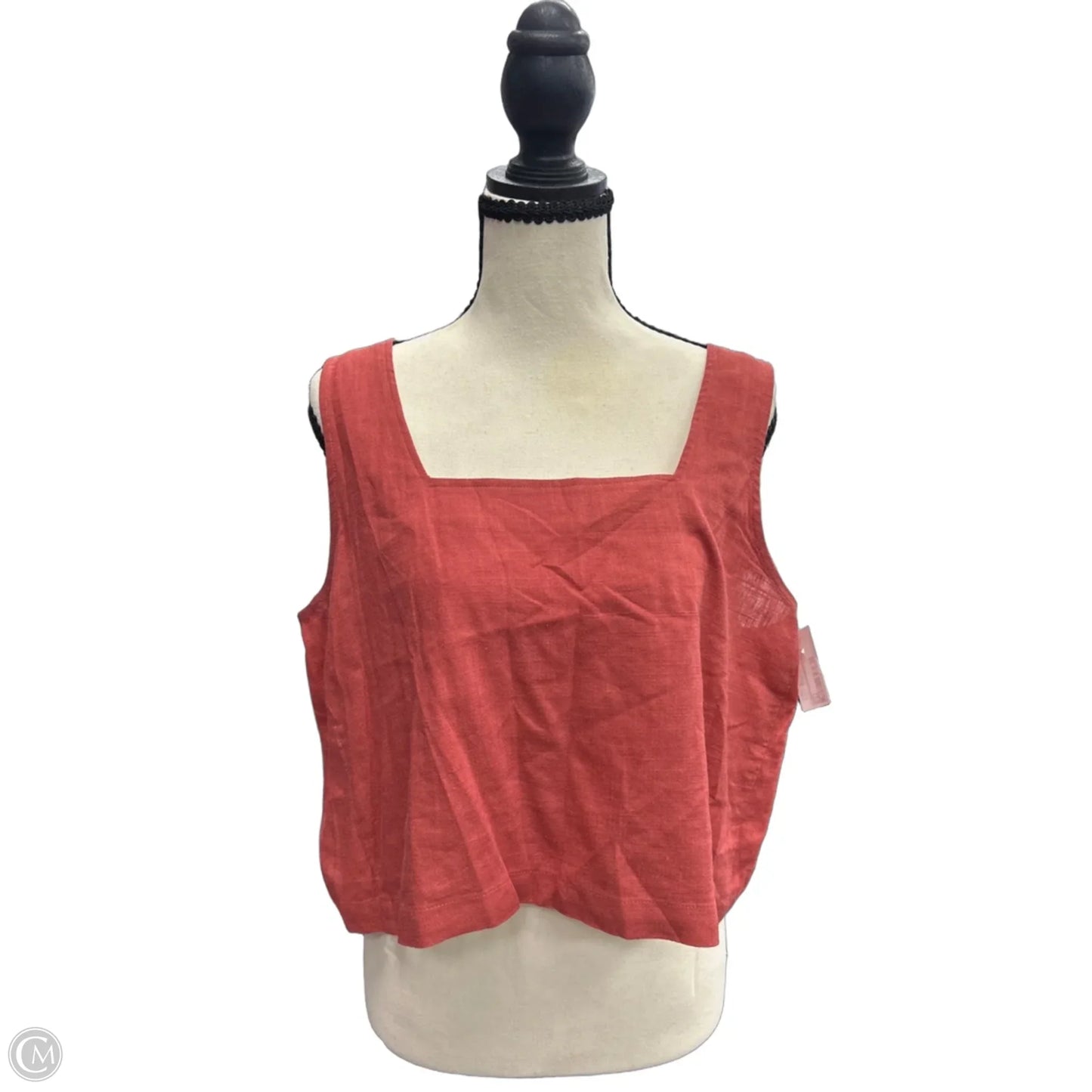 Tank Top By Ann Taylor In Red, Size: M