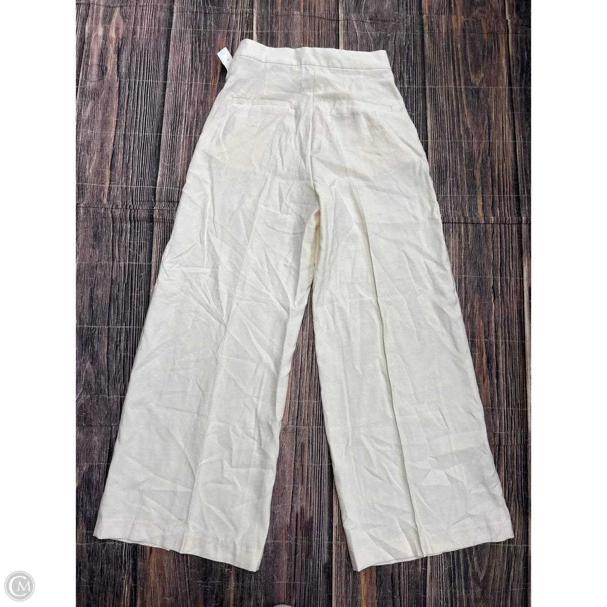 Pants Wide Leg By H&m In Cream, Size: 6