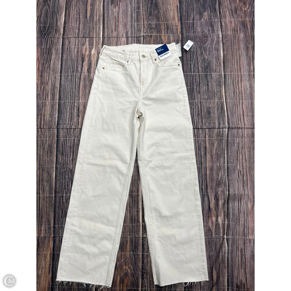 Pants Wide Leg By Old Navy In Cream, Size: 4