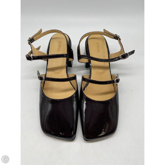 Shoes Heels Block By Clothes Mentor In Brown, Size: 8.5