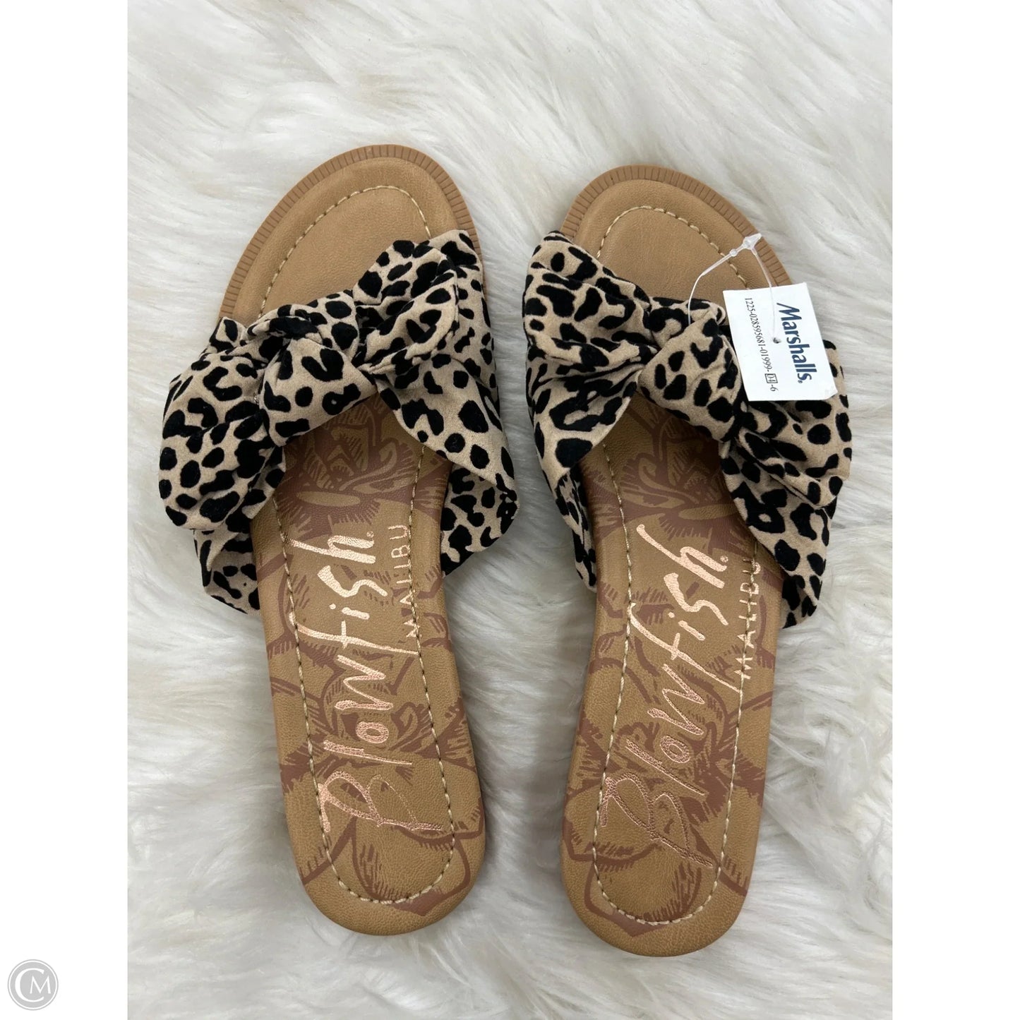 Sandals Flats By Blowfish In Animal Print, Size: 8