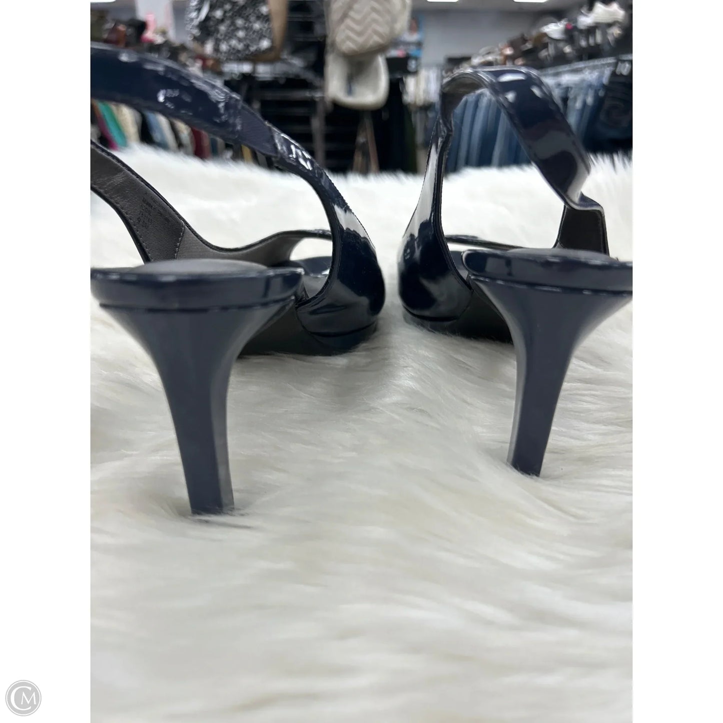Sandals Heels Stiletto By Life Stride In Blue, Size: 9.5
