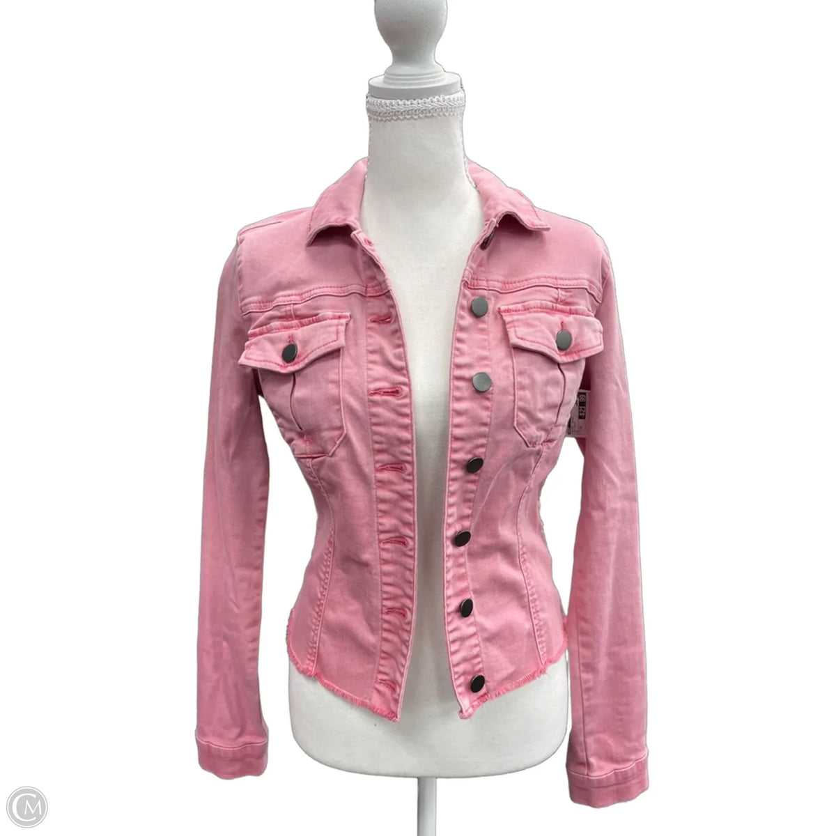 Jacket Denim By Kut In Red Denim, Size: Xs