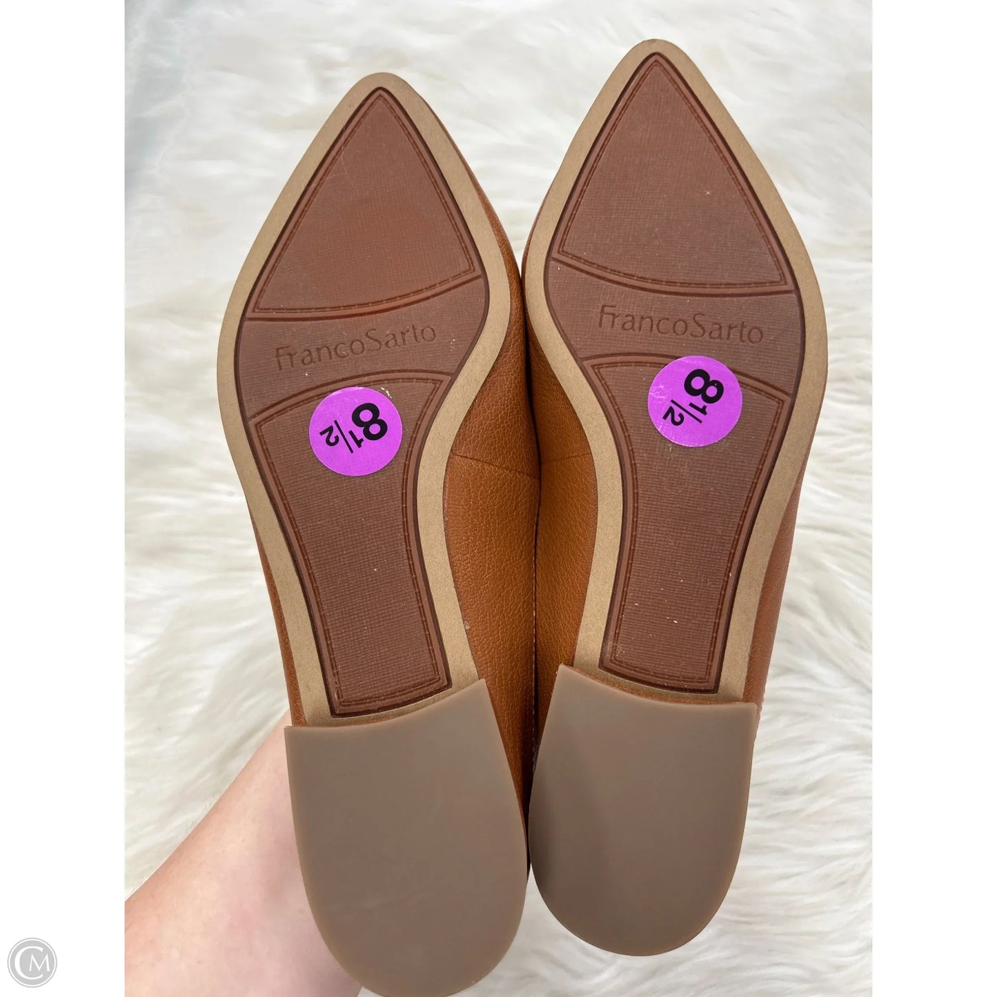 Shoes Flats By Franco Sarto In Brown, Size: 8.5