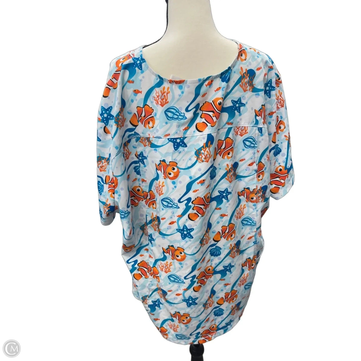 Top Short Sleeve By Clothes Mentor In Blue, Size: 3x