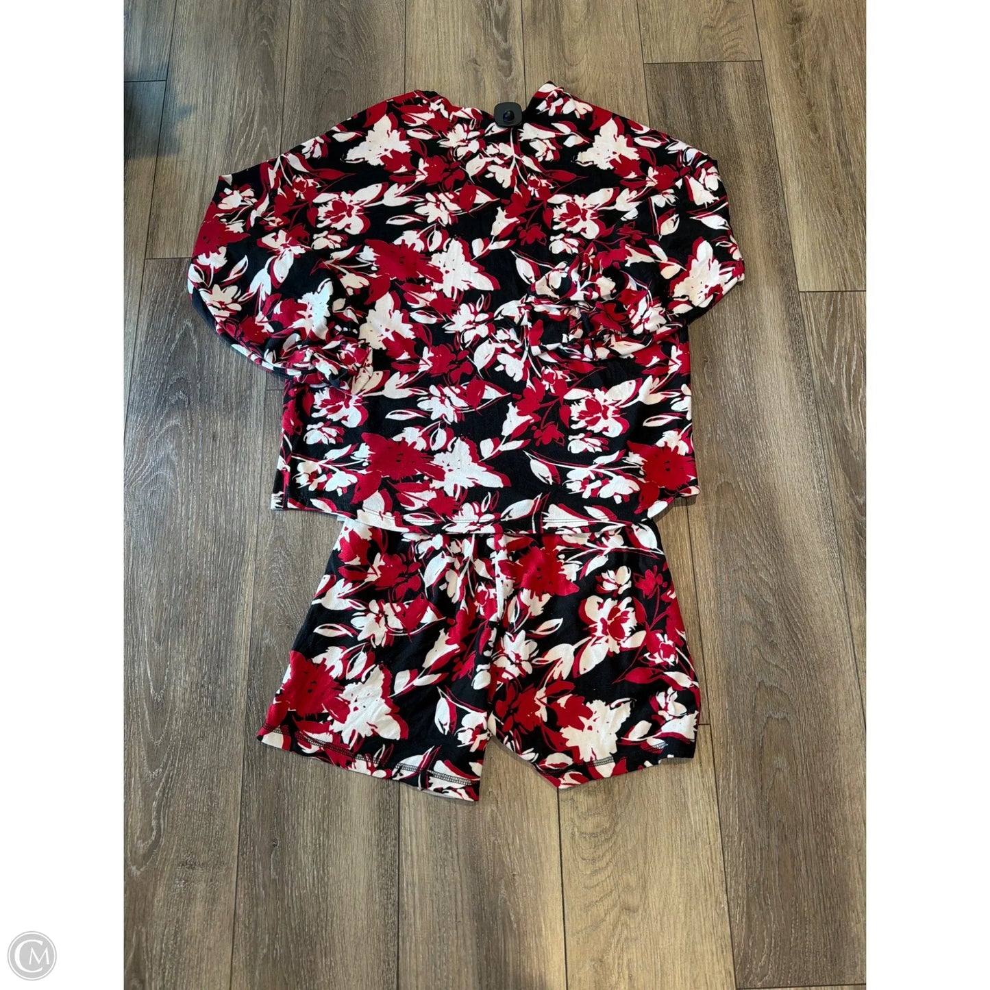Shorts Set By Lildy In Red, Size: S