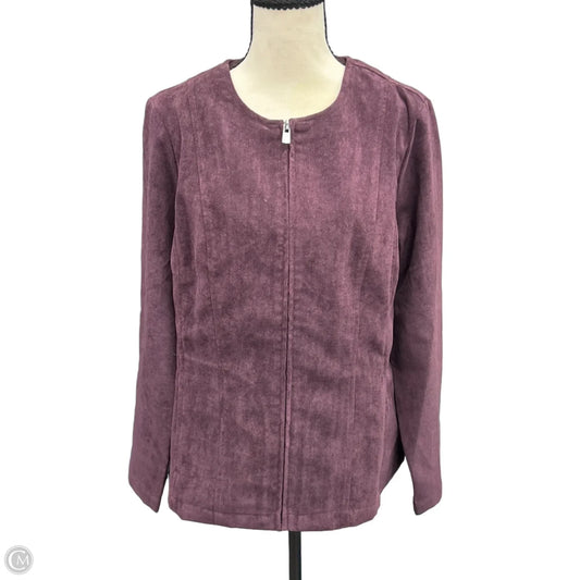 Jacket Other By Christopher And Banks In Purple, Size: M