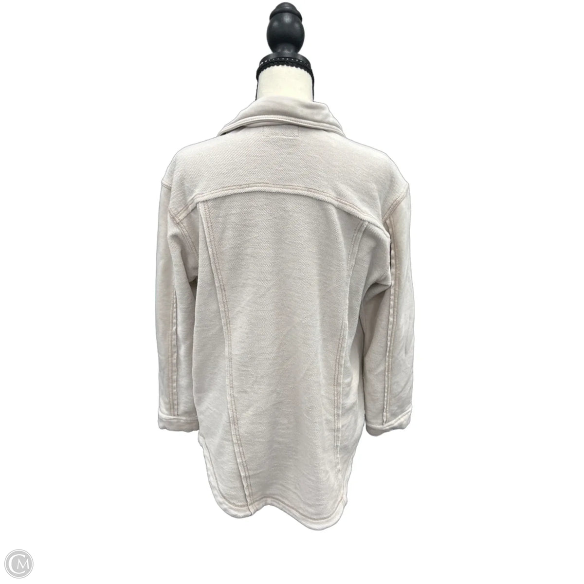 Jacket Shirt By Pilcro In Tan, Size: S