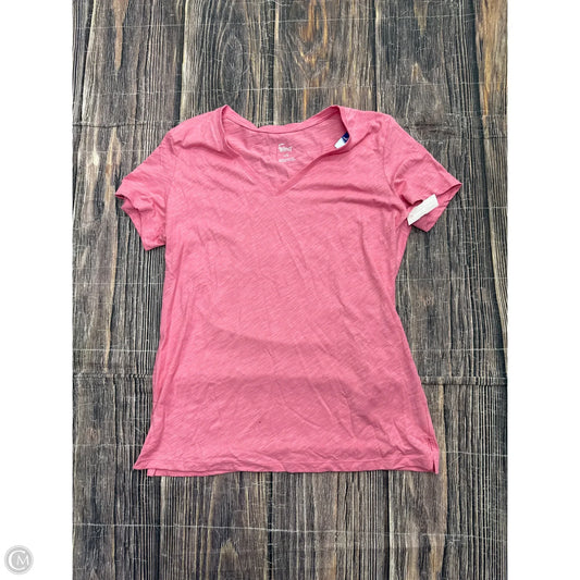 Top Short Sleeve Basic By Felina In Pink, Size: L