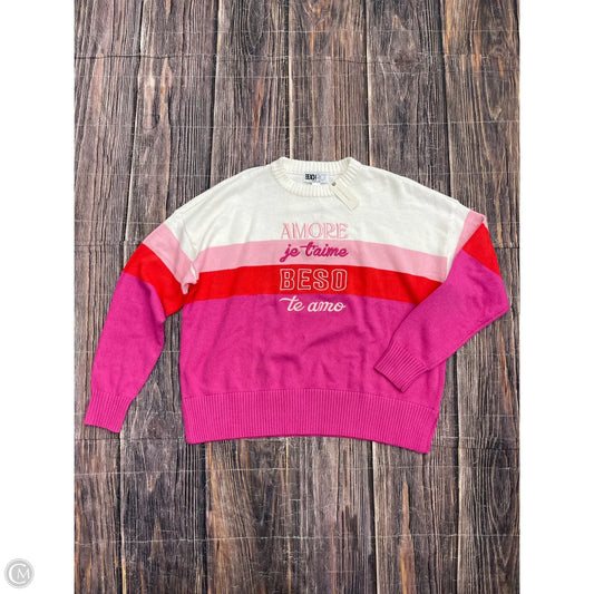 Sweater By Beach Riot In White, Size: Xl