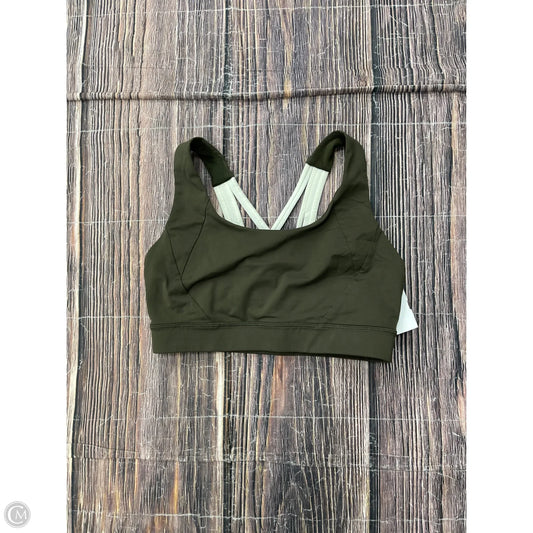 Athletic Bra By Lululemon In Green, Size: 6