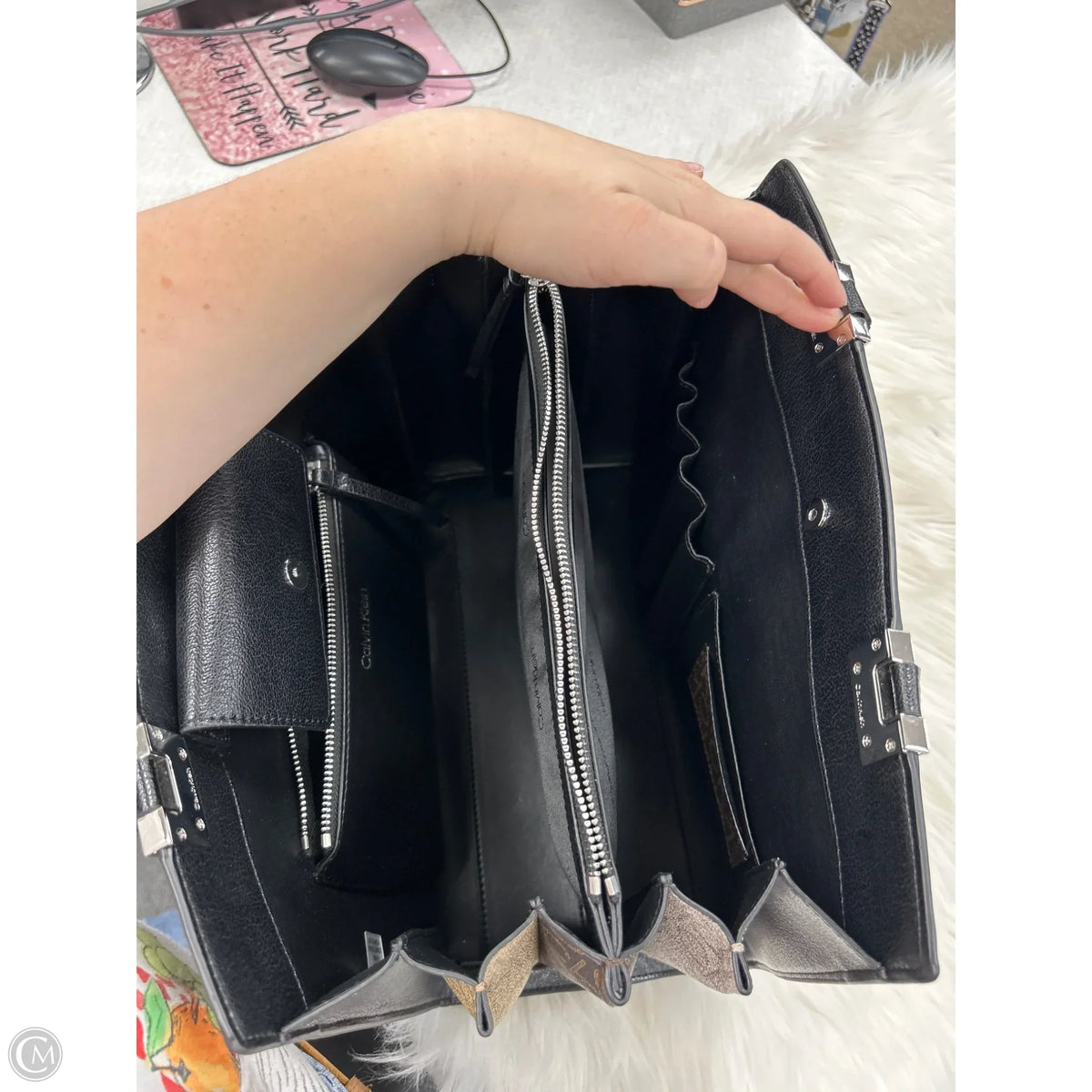 Handbag By Calvin Klein, Size: Large