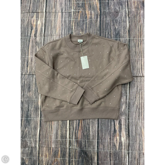 Sweatshirt Crewneck By A New Day In Brown, Size: M