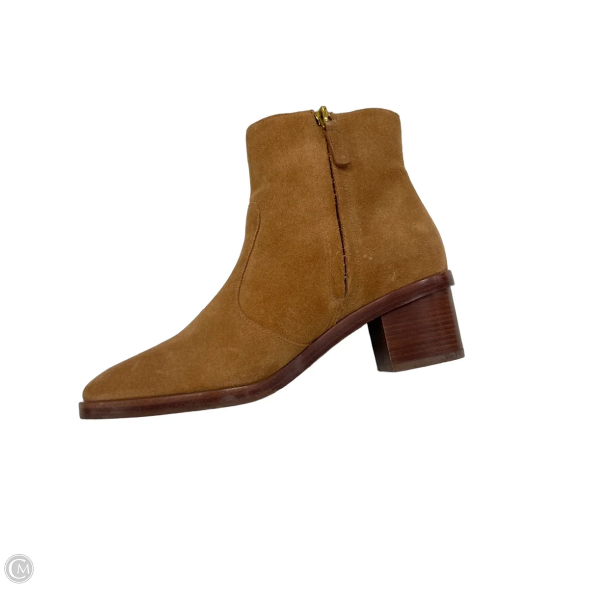 Boots Designer By Tory Burch In Brown, Size: 6.5