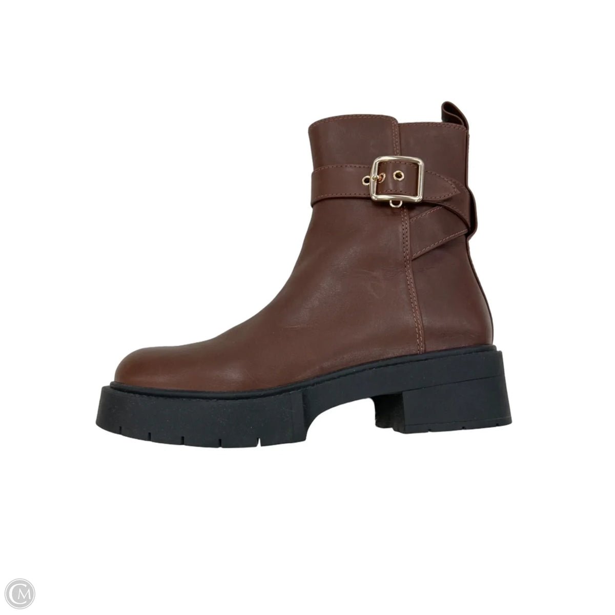Boots Designer By Coach In Brown, Size: 7.5
