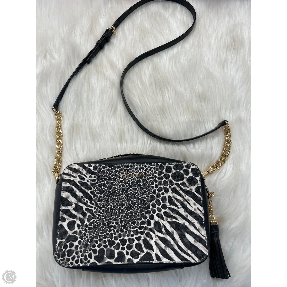 Crossbody Designer By Michael Kors, Size: Medium