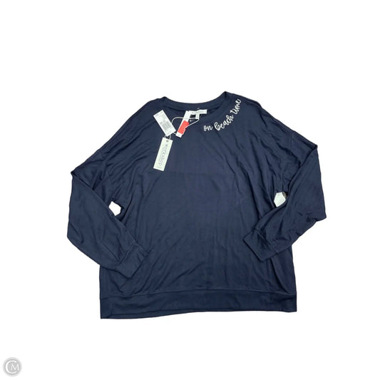 Top Long Sleeve Basic By Workshop In Navy, Size: 1x
