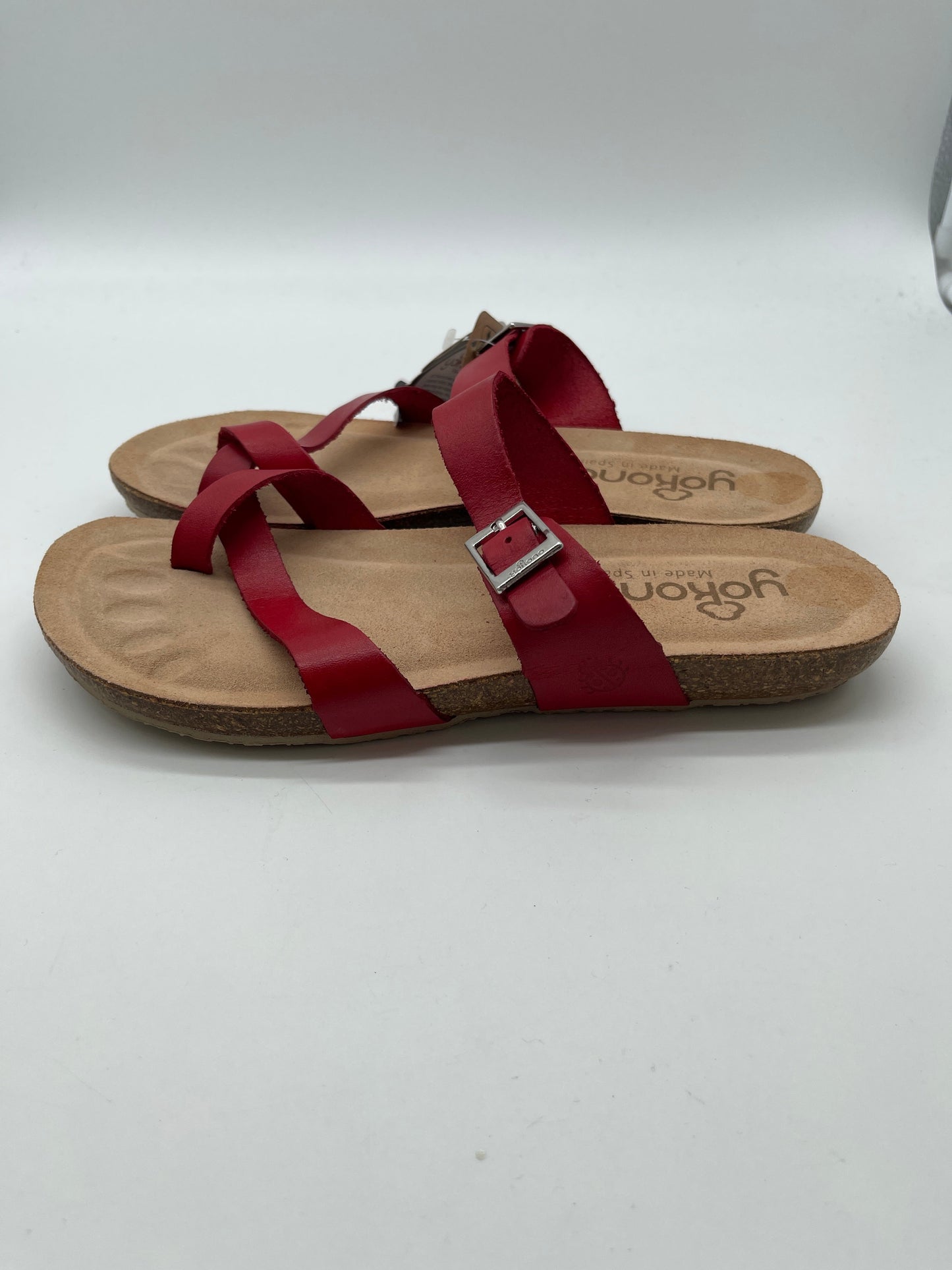 Red Sandals Flats Clothes Mentor, Size 8