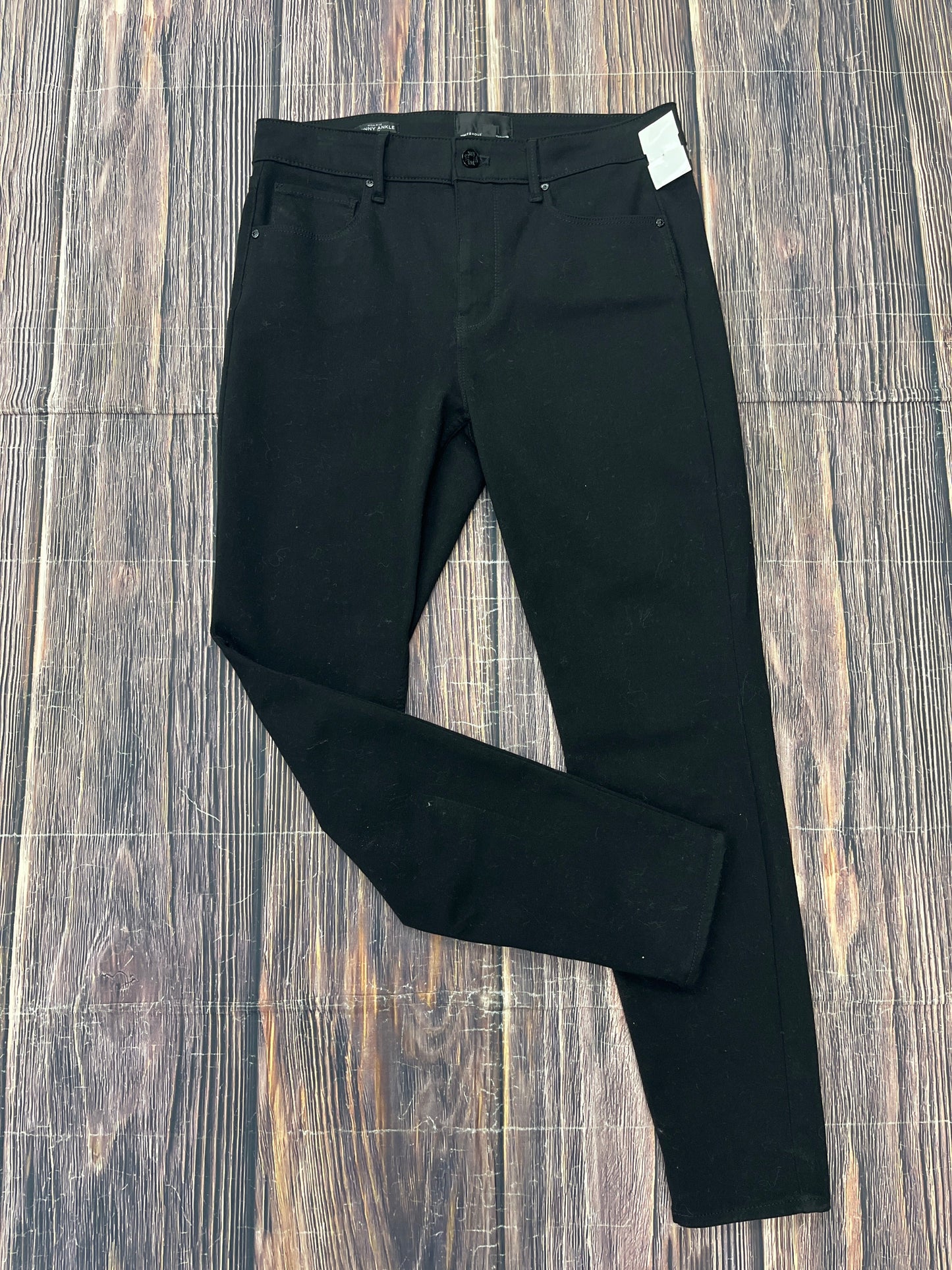 Jeans Skinny By White House Black Market In Black Denim, Size: 10