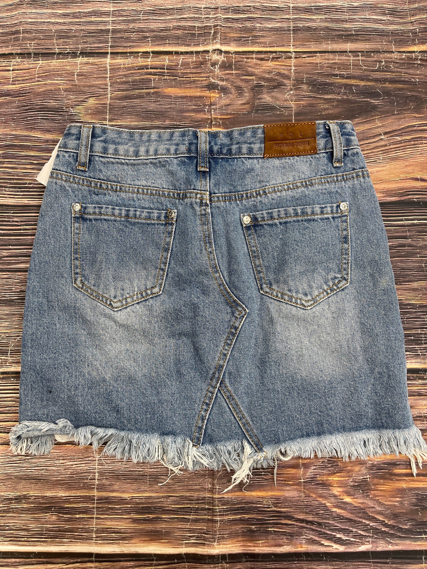 Blue Denim Skirt Mini & Short Pol, Size S