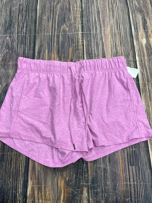 Purple Athletic Shorts Athletic Works, Size L