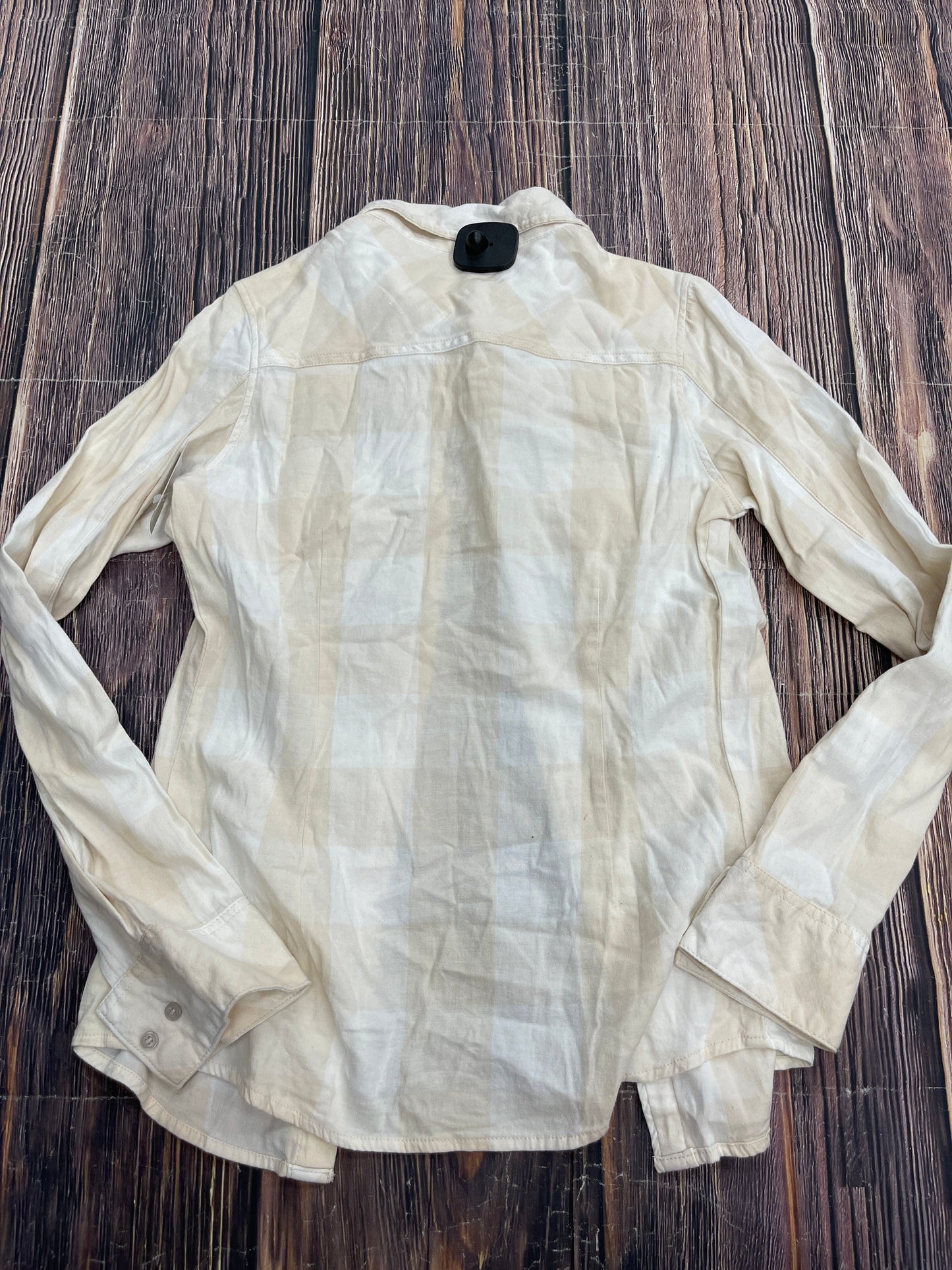 Tan Top Long Sleeve Thread And Supply, Size M