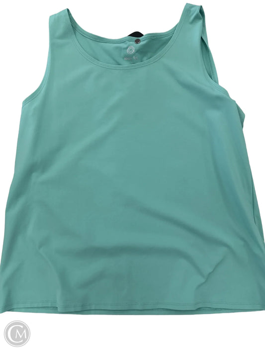 Tank Top By Ruby Rd In Blue, Size: L